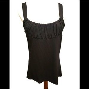 NWT International Concepts INC sleeveless black blouse